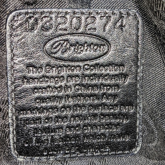 Brighton Black Buckle Shoulder Bag with Braided Strap - Picture 3 of 13